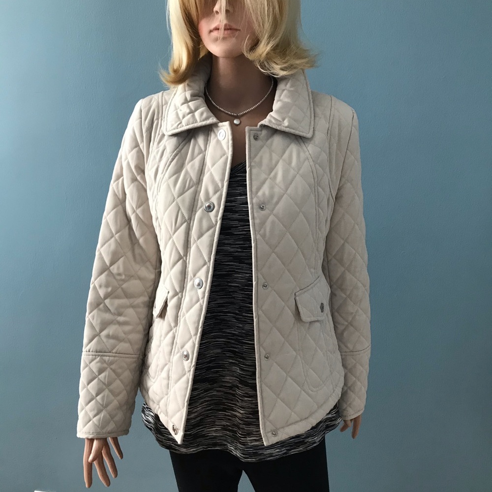 Portrait Spring Jacket in Stone Color